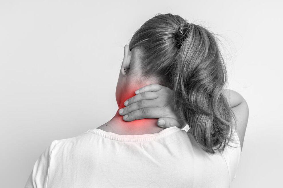 dolor de cuello con osteocondrosis